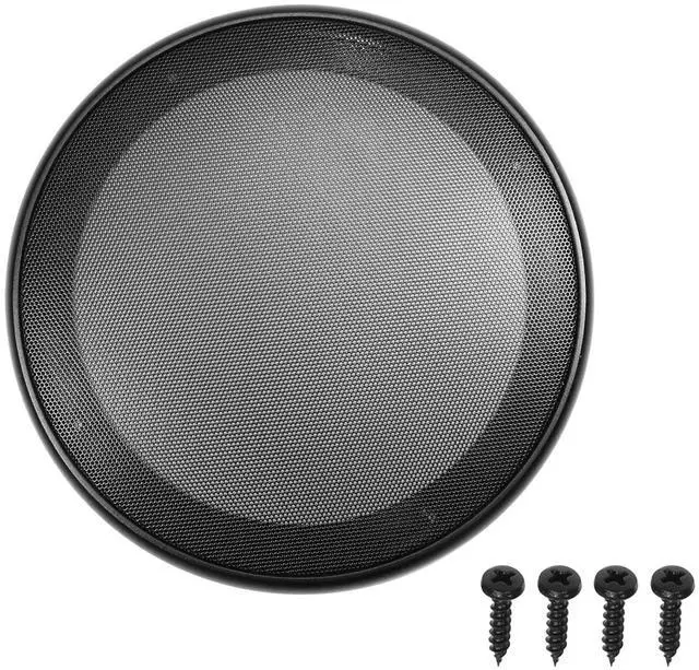 Main image of 2Pcs 6.5" Speaker Subwoofer Grill Cover, Metal Frame with Metal Mesh | Car Audio Speaker SubWoofer Waffle Grill Cover Guard Protector for Cabinets, Home Theater with Screws