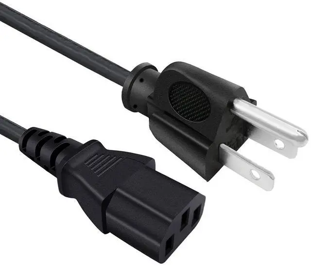 Main image of 3 Prong Power Cord Replacement for for Viewsonic PJ452 PJD5155 VX2452MH N1930W VA2759-SMH VA2033-LED DiamaniDuo Optiquest Q9 Projector Monitor Power Cord 8ft C13 AC Cable