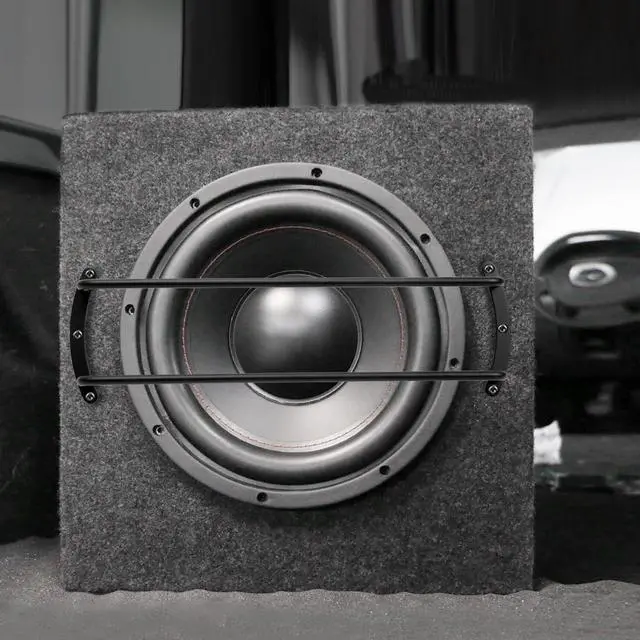 Alt view image 6 of 6 - 12 inch Speaker Grill Cove Metal Bar Grille Audio 12 Inches Speaker Subwoofer Grill Grille Cover 2 Bars for Home Speaker, Car Speaker - Pack of 2
