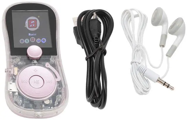 Alt view image 5 of 6 - MP3 MP4 Player Portable Music Player with Speaker FM Radio Recorder for Kids and the Elderly (with 32GB Memory Card)