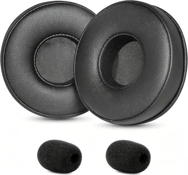 Main image of Earpads Cushions Replacement for Poly Voyager 4310 UC/4320 UC Headphones | Upgrade Professional-grade Protein Leather,Soft Memory Foam Black