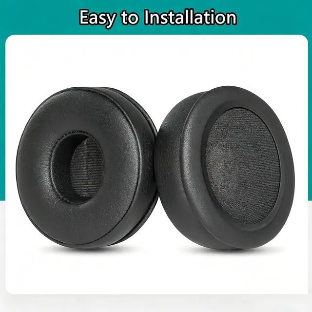 Alt view image 5 of 6 - Earpads Cushions Replacement for Poly Voyager 4310 UC/4320 UC Headphones | Upgrade Professional-grade Protein Leather,Soft Memory Foam Black