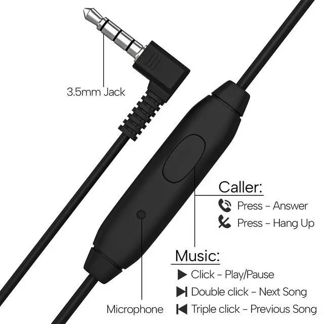 Alt view image 4 of 7 - Bulk Headphones with Microphone, 10 Pack Multicolor Wired On-Ear Headsets 3.5mm Jack, Leatherette Cushions, Adjustable Headband for Classrooms, Libraries, Remote Learning, Office