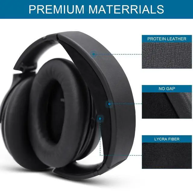 Alt view image 5 of 7 - Ear Pads & Headband Replacement Kit for Bose QC35/QC35 ii - Black | Earpads Ear Cushions & Headband, DIY Repair Part with Tool, for QuietComfort35 & Quiet Comfort35 ii, Easy Installation