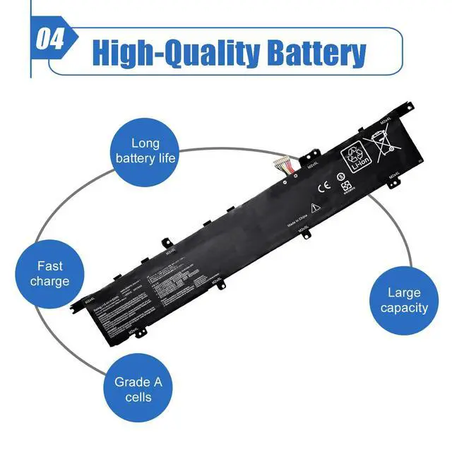 Alt view image 5 of 6 - 62Wh C42N1846-1 C42N1846 Laptop Battery Compatible with Asus ZenBook Pro Duo UX581 UX581G UX581GV UX581LV UX581GV-XB94T UX581GV-H2003T BP9901U UX581LV-BP1911U UX581LV-H2014R UX581LV-H2002R