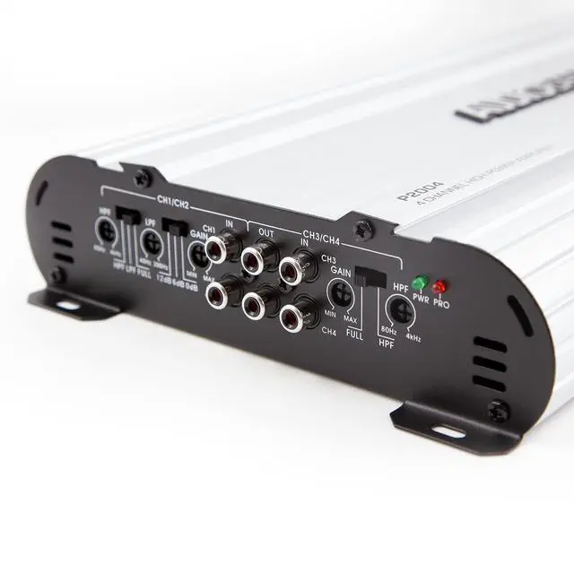 Alt view image 2 of 7 - 4 Channels 2000 WATTS Bridgedable Car Audio Stereo Amplifier P2004
