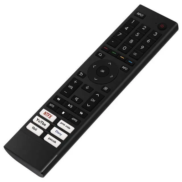 Alt view image 3 of 7 - ERF3Z80H Replace Smart Voice Remote Control fit for Hisense LED Smart TV | 43A4H 40A4H 32A4FH 32A4H 50A6G 65A6G 32A45HF 40A45HF 43A6G 43A6H 43A45H 50A6H 50U6G 55A6G 55A6H 55U6G 55U7G 55U7H