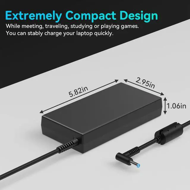 Alt view image 6 of 6 - 120W USB-C Dock G5 Power Supply Cord Compatible with HP G5 Docking Station 5TW10UT 5TW10AA 5TW10AA#ABB 5TW10UT#ABA G4 4J0A2AA USB-C/A Universal Dock G2 5TW13AA Laptop Power Adapter Charger