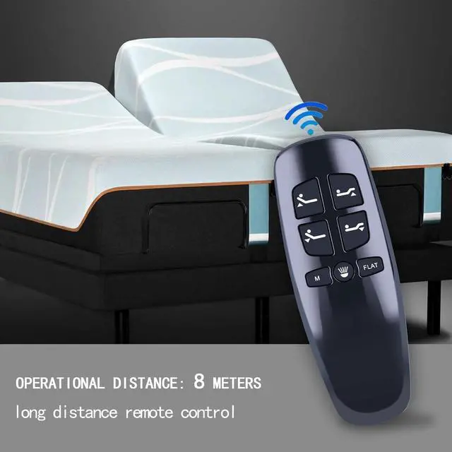 Alt view image 4 of 7 - Richmat HJH13D Remote Control Replacement, Non-Universal, for Lucid L300, Bed Tech Bedtech BT2000, Milemont, AMBEE21 CastleBeds (Not BT Version) Adjustable Bed