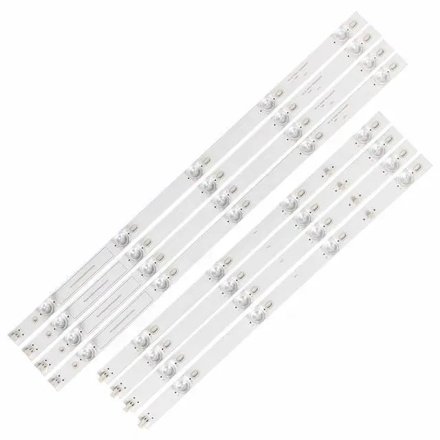 Main image of 8 Pieces LED Backlight Strips (3V) for Vizio 50''TV V505-H19 V505-H9 V505-G9 D50X-G9 V500DJ6-D03 JL.D50091330-202CS-M_V01 JL.D50091330-202DS-M_V01 LBM500M0901-HV-5 LBM500M0901-HV-7