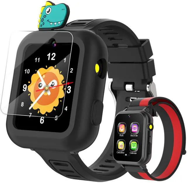 Main image of Smart Watch for Kids with 39 Puzzle Games - HD Touch Screen Kids Watch, Camera, Music Player, Alarm Clock, Calculator, Pedometer, Flashlight, Puzzle Game for 3-12 Year Old Gifts for Boys