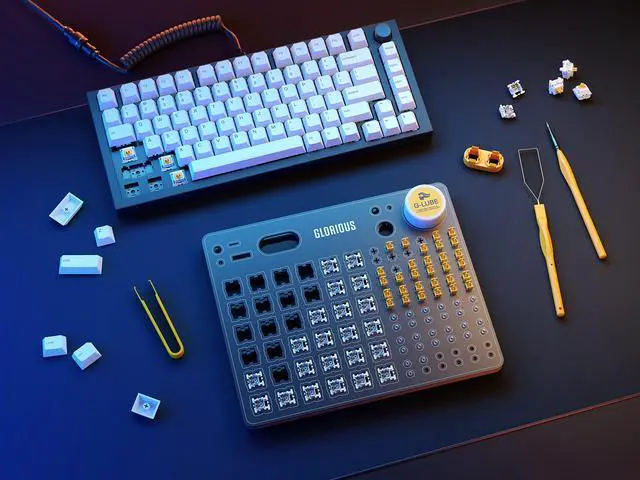 Alt view image 3 of 4 - Lube Station - Mechanical Keyboard Lubing Organizer (GLO-ACC-LUBE-STAT)
