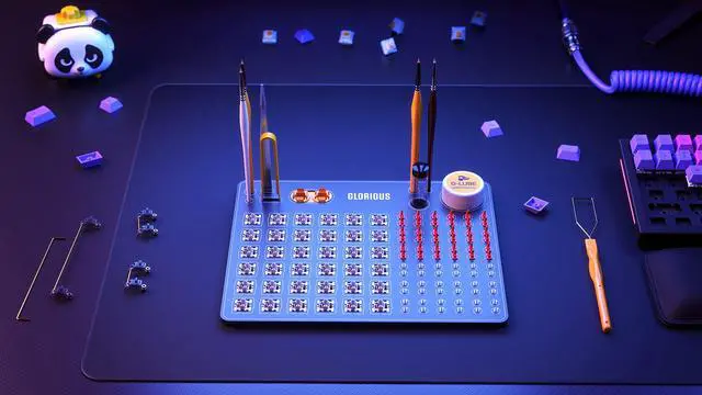 Alt view image 4 of 4 - Lube Station - Mechanical Keyboard Lubing Organizer (GLO-ACC-LUBE-STAT)