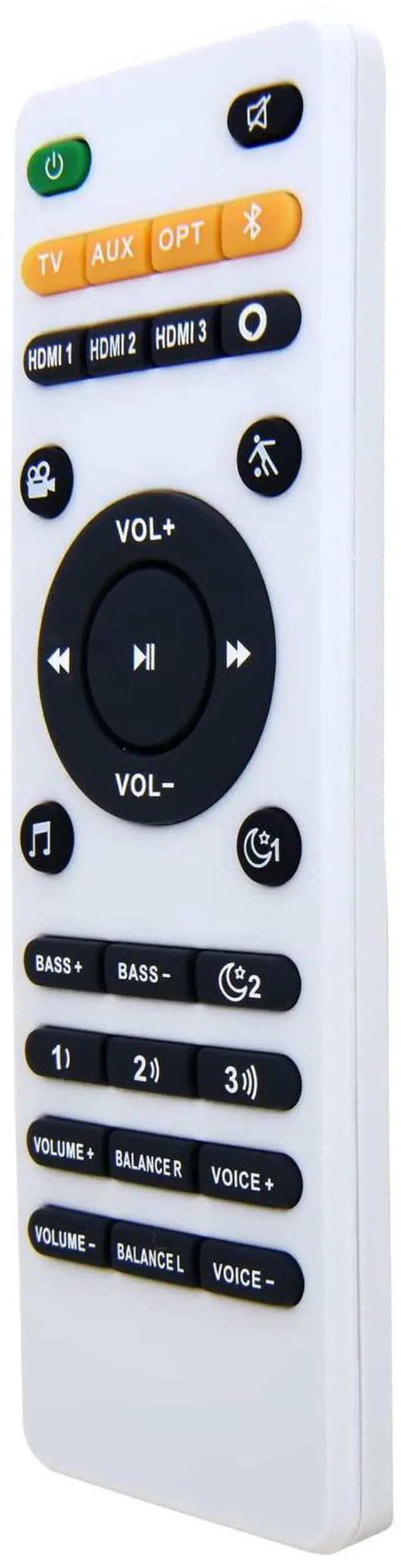 Alt view image 4 of 7 - New Remote Control Replacement for Polk Audio Soundbar MagniFi One, Magnifi Mini, FR1 Home Theater Sound Bar System