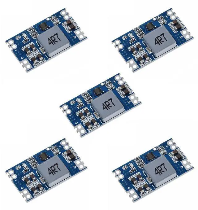 Main image of 5 Pieces 3.3V 3A Regulator Module Mini Voltage Reducer DC to DC 12V 24V 5-20V to 3.3V Buck Converter Step-Down Power Supply Transformer Module