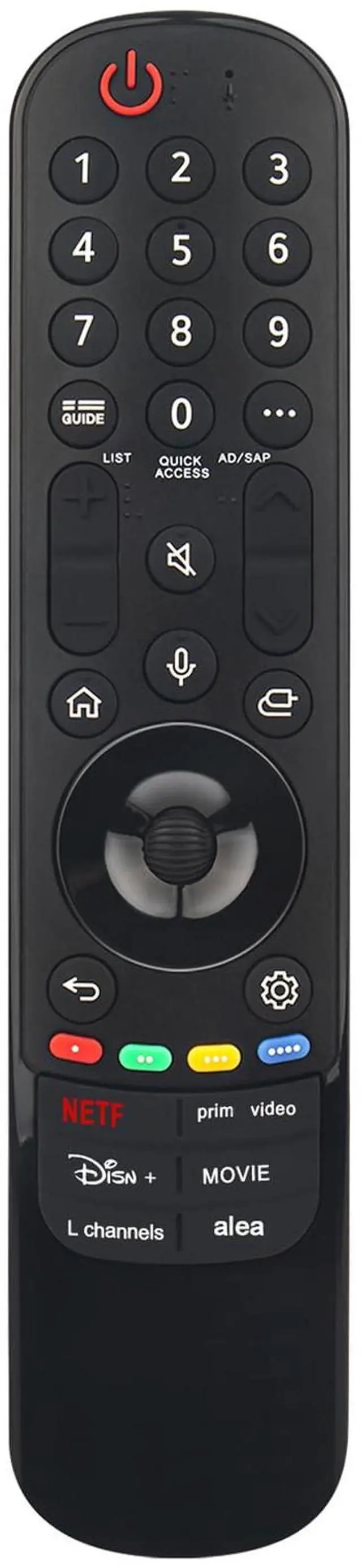 Main image of MR24GA Voice Replace Remote Compatible with LG Smart TV 65UT7550AUA | 48OLEDC4AUA 65QNED90TAA 86UT7550AUA 83OLEDC4AUA OLED97G4WUA 43UT7590PUA 75QNED99TUA 65QNED85TAA OLED55G4SUB 86QNED90TAA