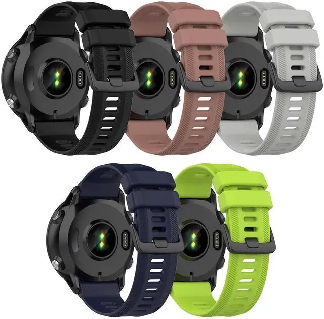 Main image of Band for Garmin Forerunner 955, Soft Silicone Replacement Band for Garmin Forerunner 955 Solar (No Tracker, Replacement Bands Only)