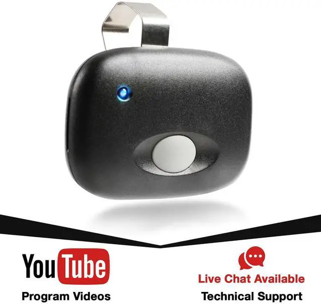 Alt view image 4 of 6 - Garage Door Remote for Linear Megacode MCT-11 DNT00090 (1 Button)