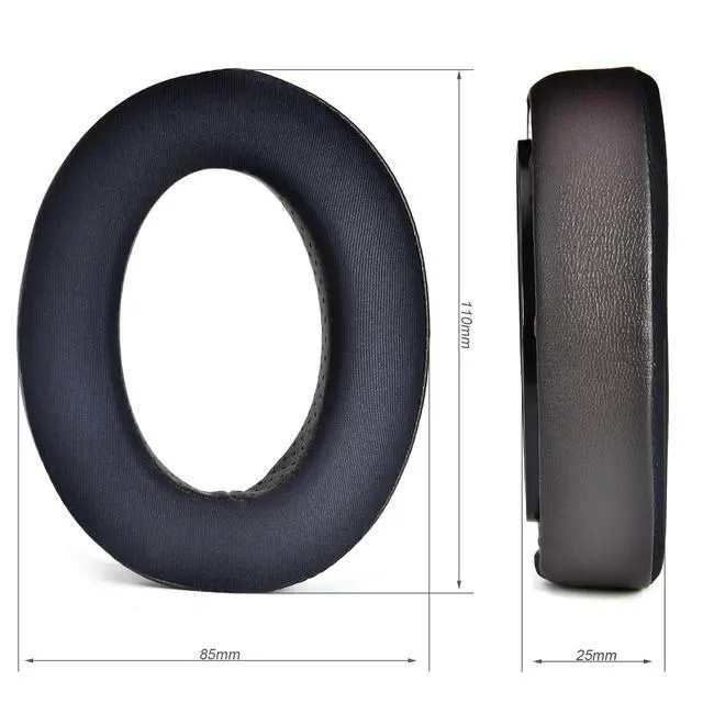 Alt view image 3 of 3 - Cooling Gel Earpads for Sennheiser HD600, HD650, HD660 S, HD580, HD565, HD545, HD535, Ear Pads Cushions Replacement with Protein Leather and Noise Cancelling Memory Foam - Black