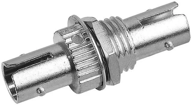 Alt view image 3 of 7 - 200 Pack Fiber Optical Coupler ST Fiber Optical Cable Barrel Connector ST to ST Bulkhead Singlemode
