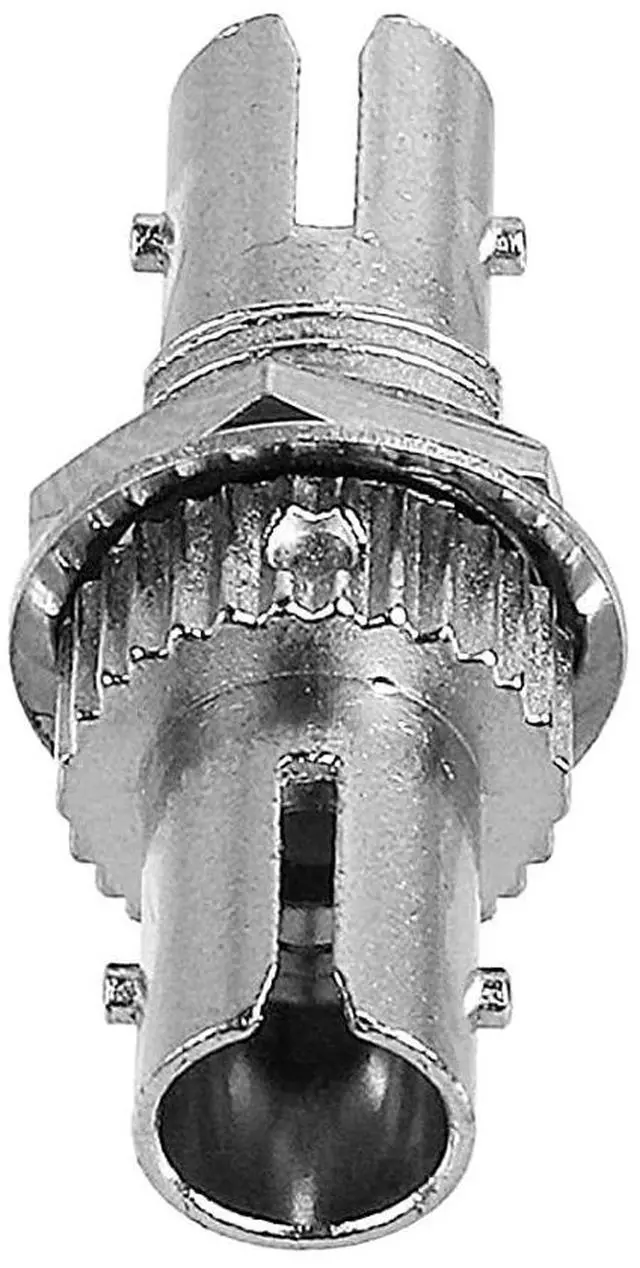 Alt view image 4 of 7 - 200 Pack Fiber Optical Coupler ST Fiber Optical Cable Barrel Connector ST to ST Bulkhead Singlemode