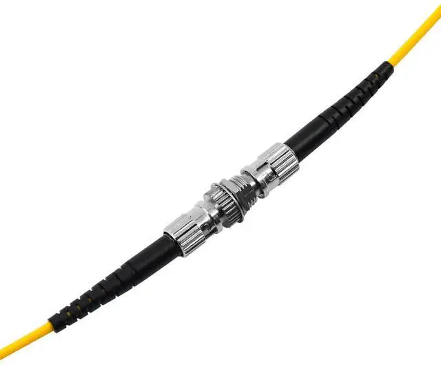 Alt view image 5 of 7 - 200 Pack Fiber Optical Coupler ST Fiber Optical Cable Barrel Connector ST to ST Bulkhead Singlemode