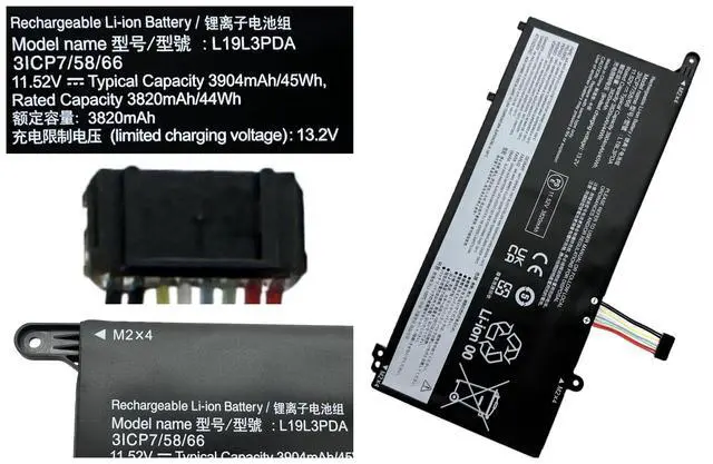Alt view image 4 of 6 - L19M3PDA Laptop Battery Replacement for Lenovo ThinkBook 14 G2 ITL are / 14 G3 ACL ITL / 14 G4 ABA IAP / 15 G2 ITL are / 15 G3 ACL ITL /15 G4 ABA IAP Series L19L3PDA L19D3PDA L19C3PDA