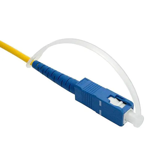 Alt view image 2 of 6 - 50pcs LC Jumper Dustproof Cap Chain, Long Tail Dustproof Plug Adapter Jumper Dustproof Cap, Lc Fiber Connector Dustproof Cap, for LC Fiber Optic Connectors (Anti Loss SC)