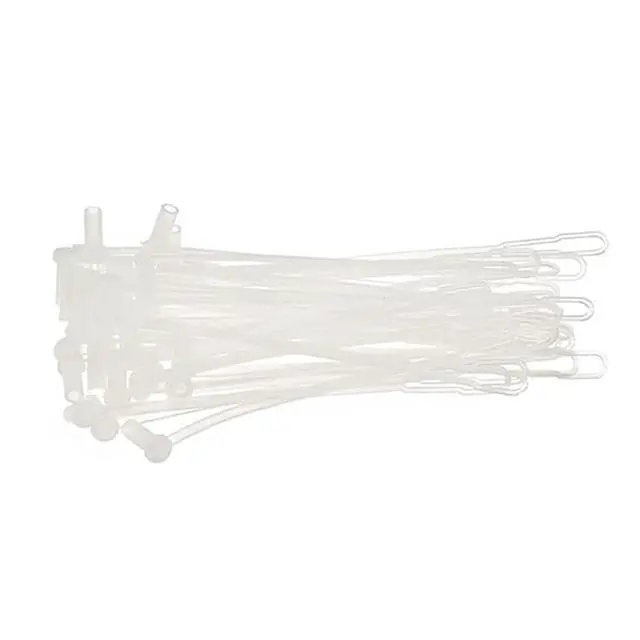 Alt view image 5 of 6 - 50pcs LC Jumper Dustproof Cap Chain, Long Tail Dustproof Plug Adapter Jumper Dustproof Cap, Lc Fiber Connector Dustproof Cap, for LC Fiber Optic Connectors (Anti Loss SC)