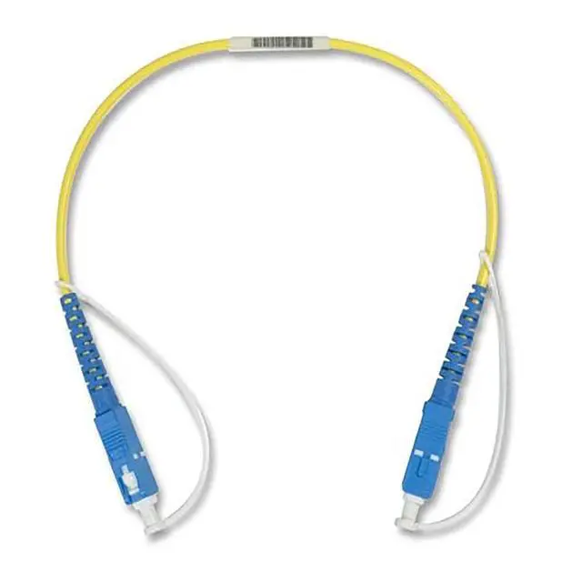 Alt view image 6 of 6 - 50pcs LC Jumper Dustproof Cap Chain, Long Tail Dustproof Plug Adapter Jumper Dustproof Cap, Lc Fiber Connector Dustproof Cap, for LC Fiber Optic Connectors (Anti Loss SC)