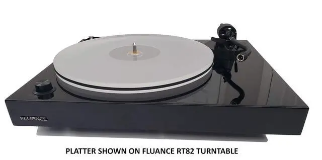 Alt view image 4 of 4 - Acrylic Platter Upgrade Compatible with Fluance Reference Turntables (RT82/RT83/RT84/RT85)