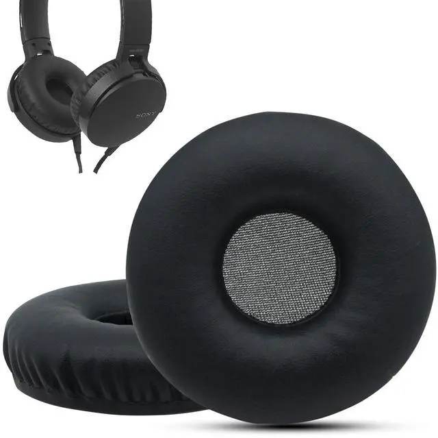 Main image of Sony MDR-XB550 Ear Pads, Replacement Ear Pads for Sony MDR-XB550AP MDR-XB450AP MDR-XB450 Headphones, Sony mdr-xb450(mdr xb450) Ear Cushions with Memory Foam Soft Leather (Black)