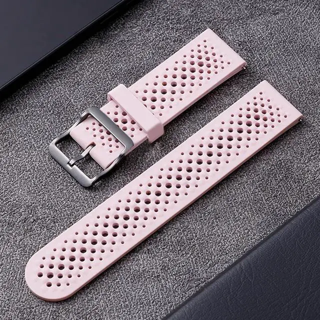 Alt view image 2 of 5 - Compatible with Garmin Approach J1 Band, 20mm Quick Release Silicone band with Metal Buckle Compatible for Garmin Approach S50, S44, S42, S40, J1 Smartwatch