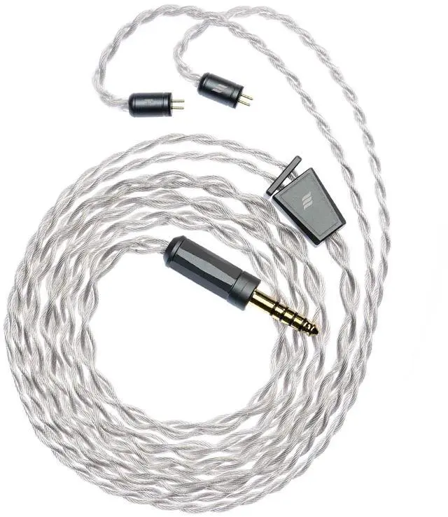 Main image of Effect Audio Cadmus Lite 4-Wire IEM Cable, Silver-Plated Copper Litz, Clear Treble & Spacious Vocals Septuplet Core Bundle Headphone Cord for 2-Pin IEMs (120cm, 4.4mm Jack)