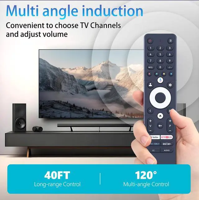 Alt view image 5 of 7 - SRC-4020-01 Replacement Voice Remote Control for 2025 Sansui TV