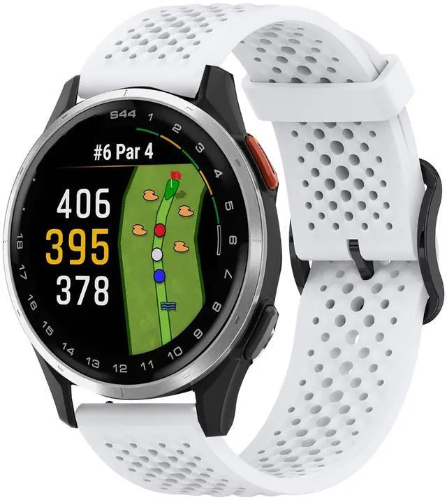 Main image of Compatible with Garmin Approach J1 Band, 20mm Quick Release Silicone band with Metal Buckle Compatible for Garmin Approach S50, S44, S42, S40, J1 Smartwatch