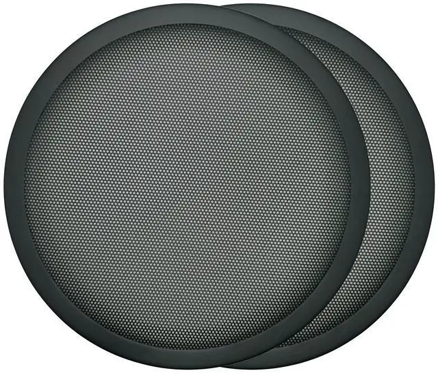 Main image of 10" Speaker Grill Covers, Black Metal Frame & Mesh Car Subwoofer Guard Protector, 2Pcs