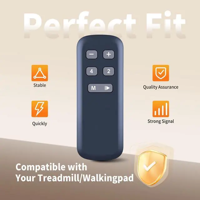 Alt view image 5 of 7 - New Walking Pad Remote Control Replacement Fit for Rockvale LF386 AHAA001 Under Desk Treadmill