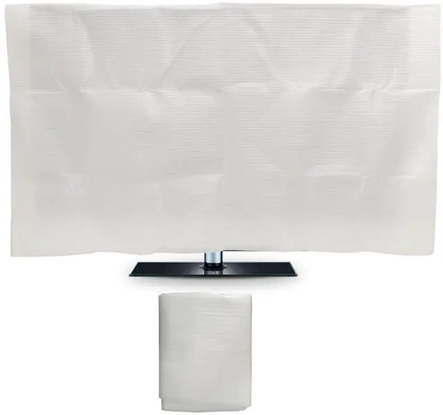 Main image of Foam Flat Screen TV Cover Fits Up to 55"L x 32"W Flat Screen TV50-55 Inch Television Foam Cover for TV Protection During House Moving, Storage, or Home Renovation-1 Pack