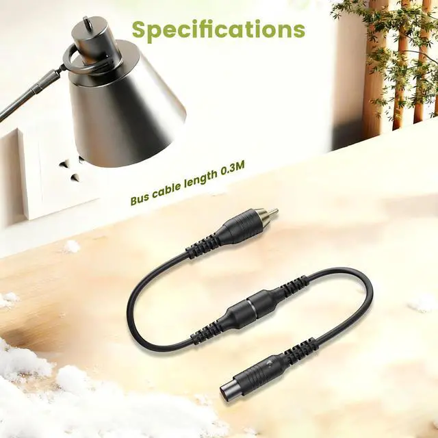 Alt view image 6 of 7 - Magnetic Power Cord Compatible with BRP Advex Oxygen Helmet | Snowmoble Electric Shields, Heated Helmet Visor Cord, Magnetic Connection