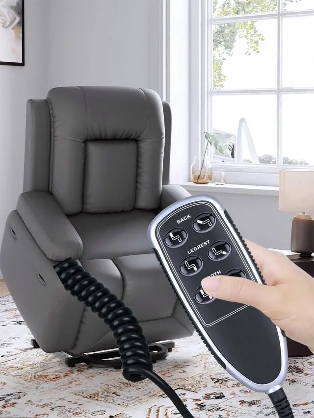 Alt view image 6 of 6 - Replacement Remote Control fits La-Z-boy Model 11850U-07 Part #10.00035 REV Power Remote Handset Adjustable Bed Base