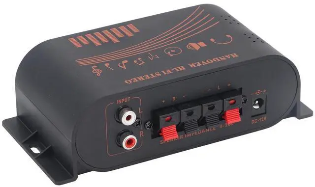 Main image of DC12V 2.0 Channel Mini Digital Audio Power Amplifier | 20W x 2 Hi-Fi Stereo Amp, 100W Peak, with Bass & Treble Control, for Home Speakers, TV, Car, Mobile