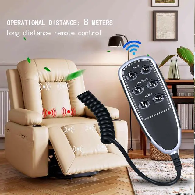 Alt view image 7 of 7 - Replacement Remote for La-Z-Boy 11850U-07 Office Chair Power Lift | Easy pairing,Responsive control, for Part #10.00035 REV