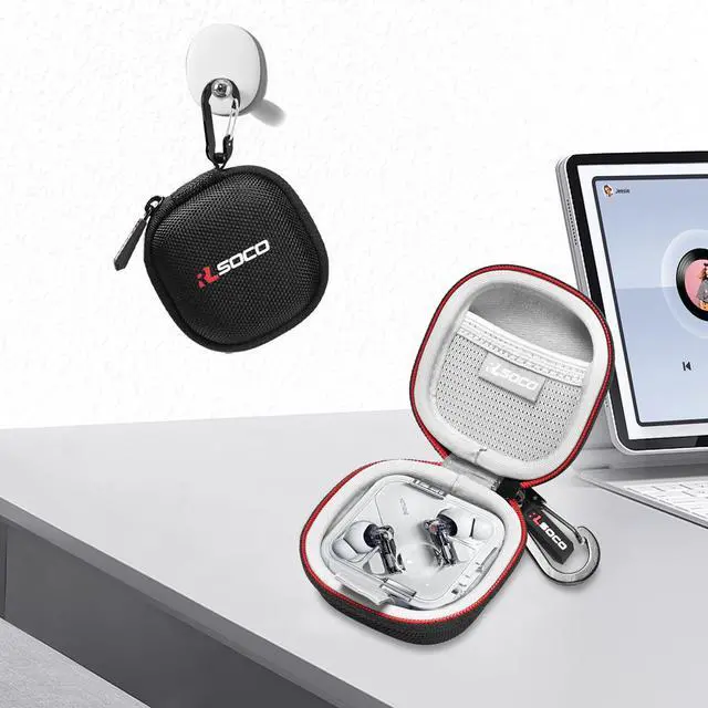Alt view image 7 of 7 - Carrying Case for Nothing Ear & for Nothing Ear (3) Wireless Earbuds (Case Only)