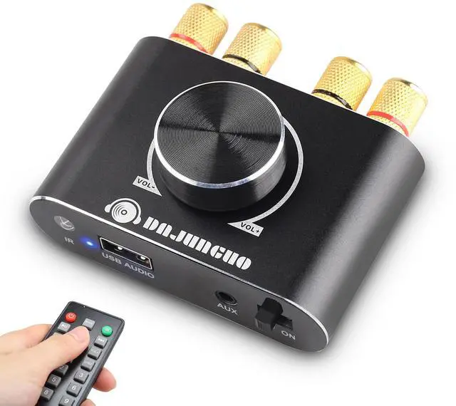 Main image of X50H Bluetooth Amplifier 50W+50W Power Output with Remote Control, 2.0 Stereo Bluetooth Amplifier, Using TPA3116D2 HiFi Chip, (Includes a 19V4.74A DC Power Adapter)