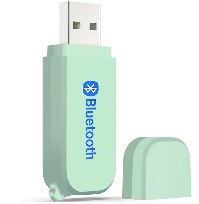 Main image of USB to Bluetooth Car Kit,Wireless Audio Adapter, Music Receiver for Home,Car Stereo Sound System,Portable Speskers,(Aux in) with 3.5mm Cable (H222 Green)