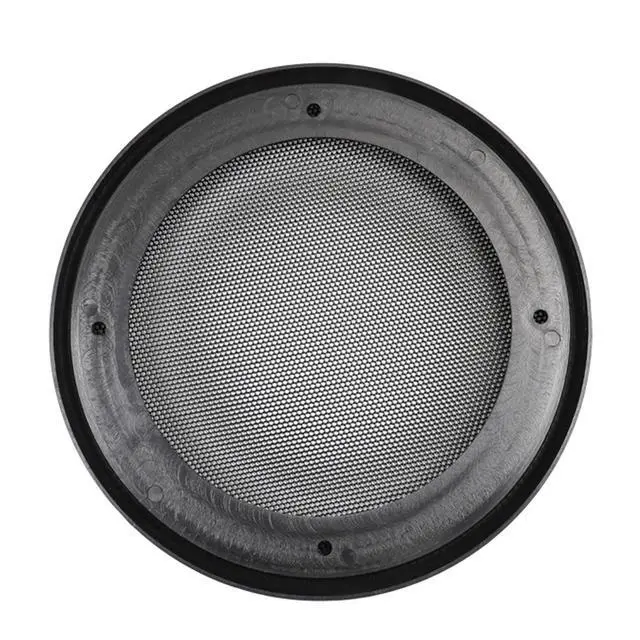 Alt view image 4 of 6 - 2Pcs 5" Speaker Grill Cover, Metal Frame with Metal Mesh | Car Audio Speaker SubWoofer Waffle Grill Cover Guard Protector for Cabinets, Home Theater with Screws