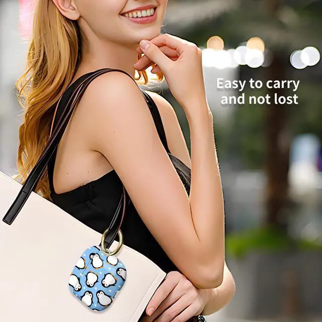 Alt view image 3 of 6 - Case Compatible with AirPod 4 2024, Soft Full Protective Cover with Keychain for Women,Cute AirPod 4 Case Accessories for 4th Generation Charging 2024(Penguin)