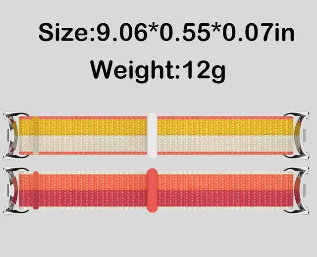Alt view image 2 of 7 - 2-Pack Bands Compatible with Xiaomi Smart Band 10/9/8 Strap, Adjustable Breathable Double-Layer Woven Replacement Strap with Loop Closure, Soft Lightweight Wristband for Women Men