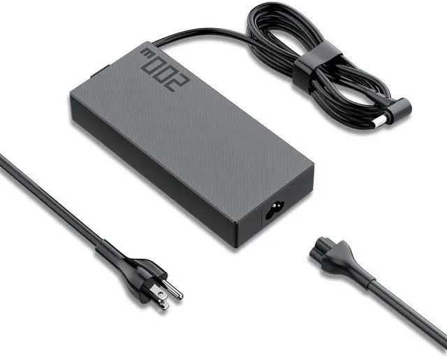 Main image of 200W Laptop Charger for Asus ROG Zephyrus Strix TUF Gaming AC Adapter | Compatible with Asus TUF F17 A17, Dash FX516 FX517, Strix G17 G513 G713, ADP-200JB D, 20V 10A 6.0*3.7mm Power Supply Cord